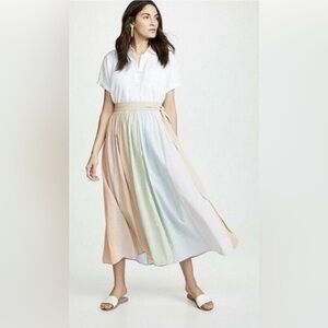 MARA HOFFMAN Katrine Wrap Skirt - Sand Multi - Sz XS